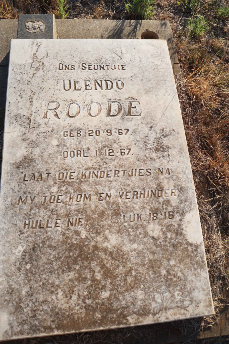 ROODE Ulendo 1967-1967