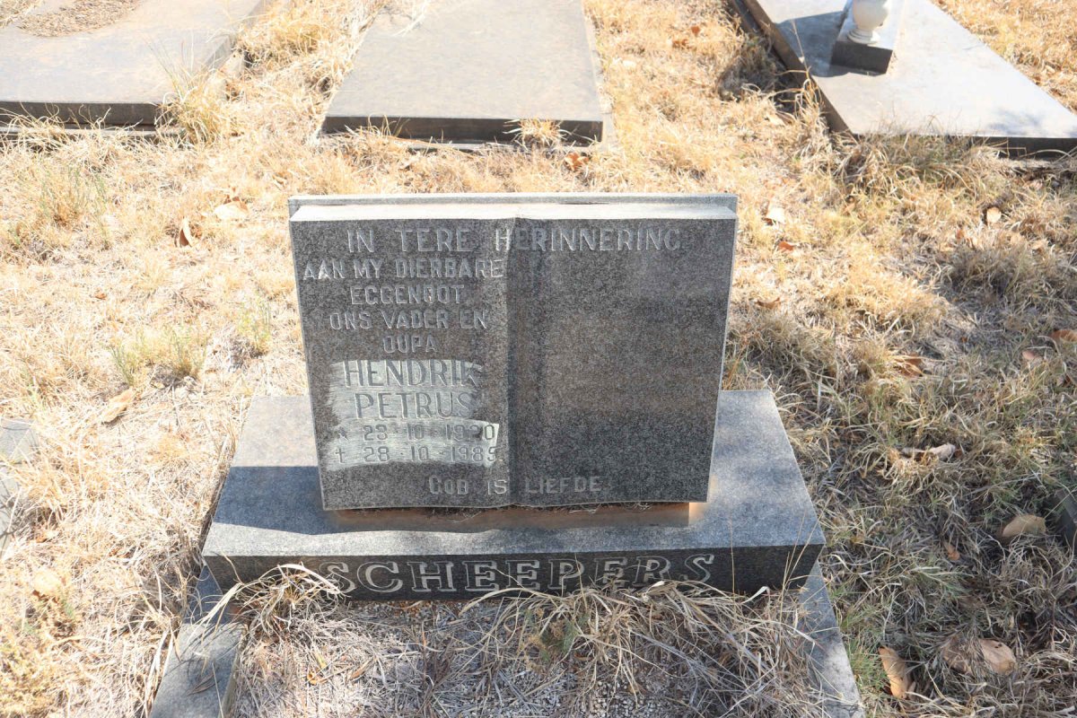 SCHEEPERS Hendrik Petrus 1920-1985