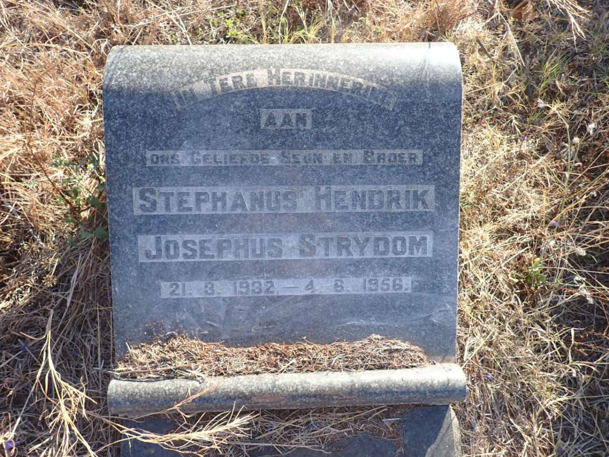 STRYDOM Stephanus Hendrik Josephus 1932-1956