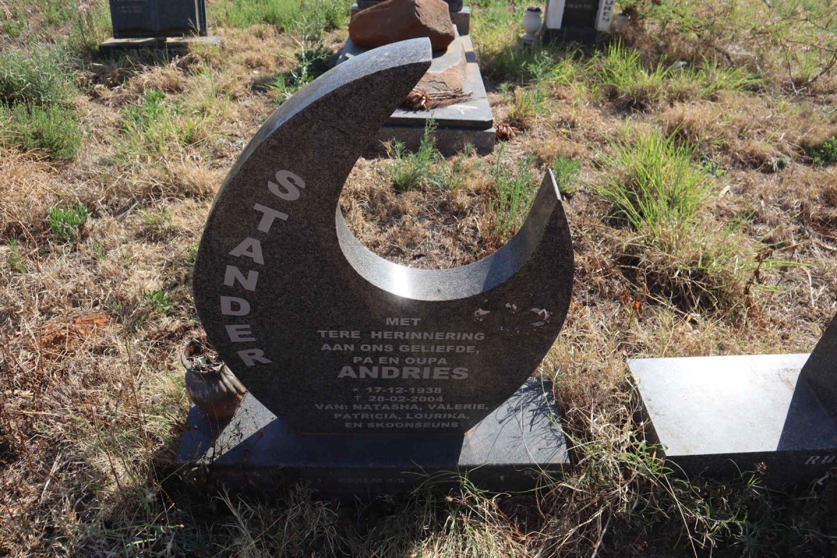 STANDER Andries 1938-2004