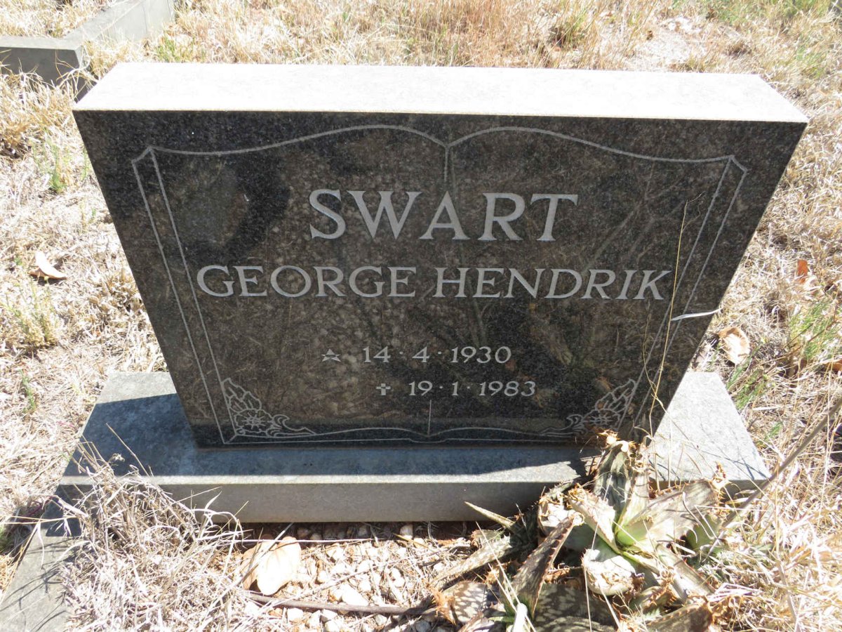 SWART George Hendrik 1930-1983