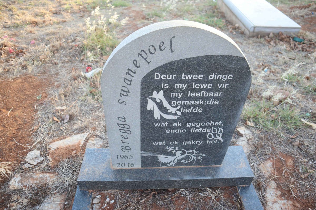 SWANEPOEL Bregga 1965-2016