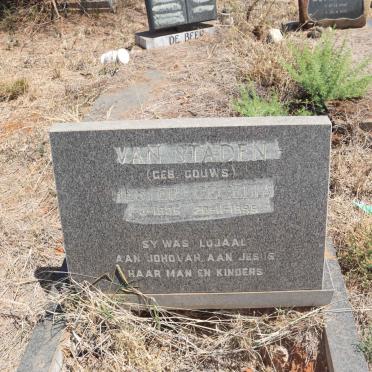 STADEN Hester Cecelia, van nee GOUWS 1935-1995
