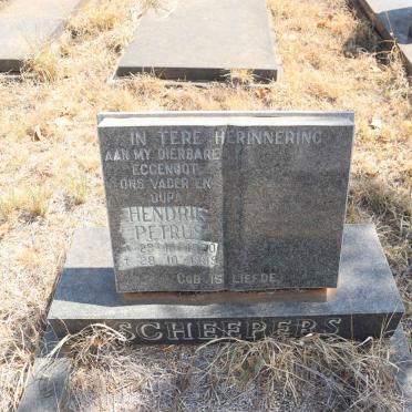 SCHEEPERS Hendrik Petrus 1920-1985