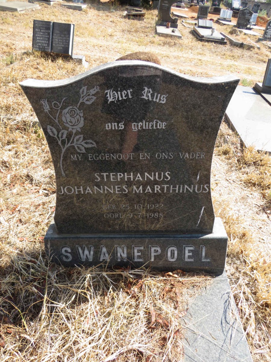 SWANEPOEL Stephanus Johannes Marthinus 1922-1988