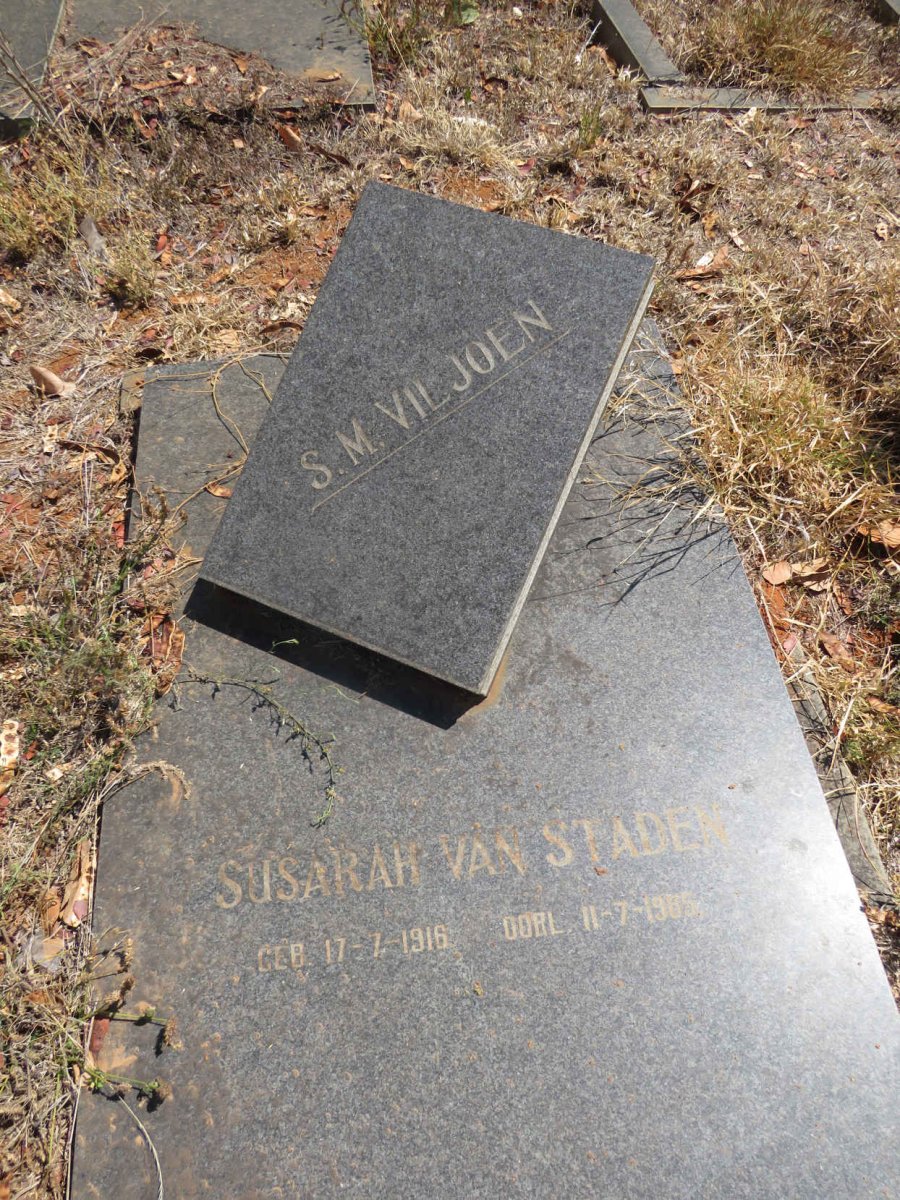 STADEN Susarah, van 1916-1985 :: S.M. VILJOEN