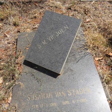 STADEN Susarah, van 1916-1985 :: S.M. VILJOEN