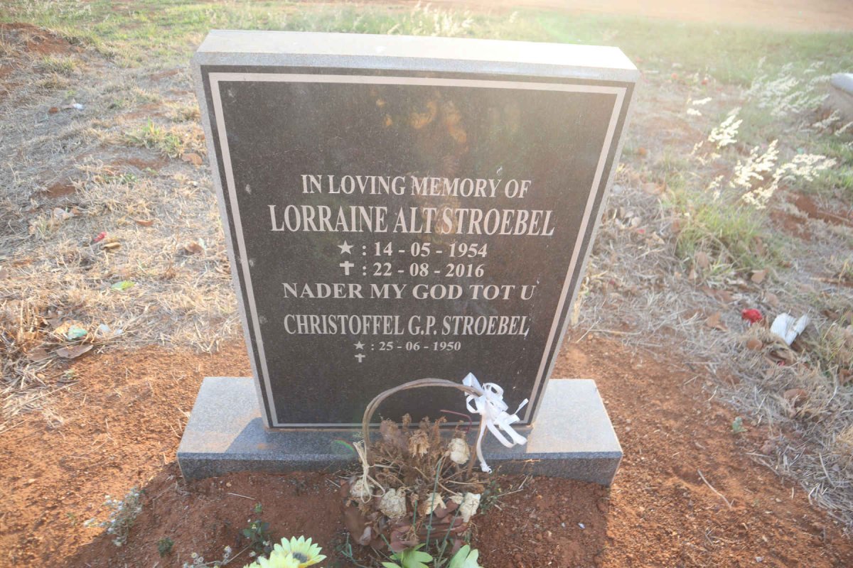 STROEBEL Christoffel G.P. 1950- & Lorraine Alt 1954-2016