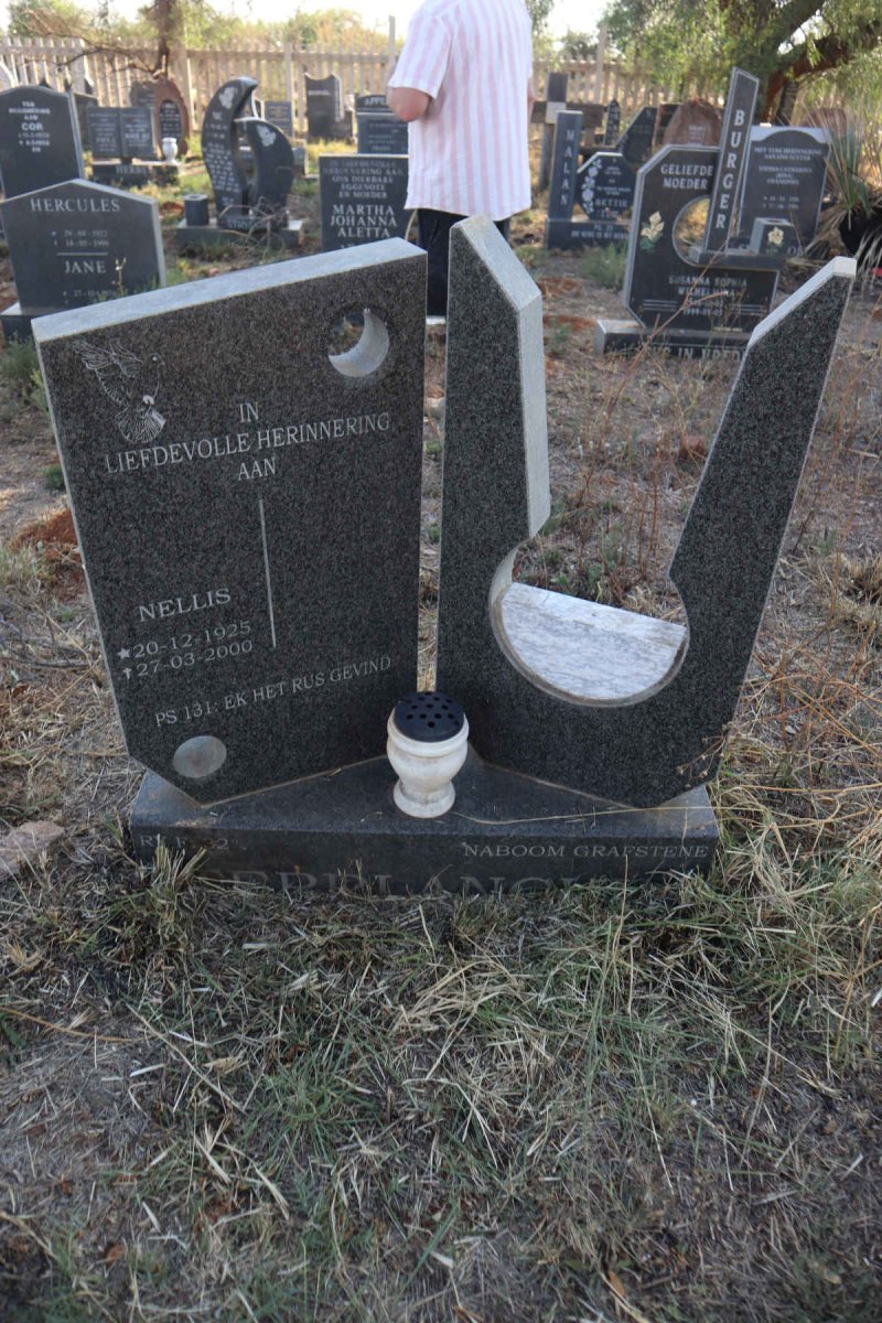 TERBLANCHE Nellis 1925-2000