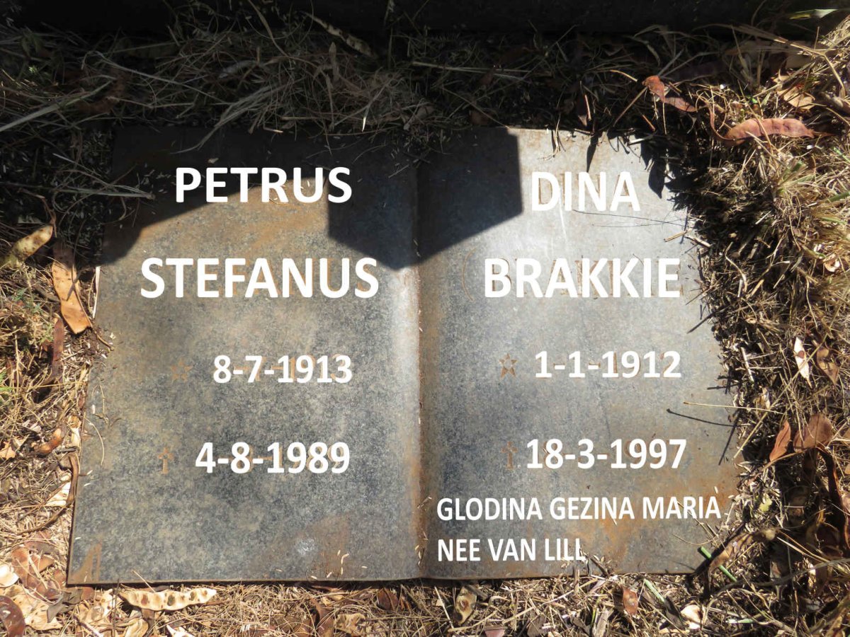 TOIT Petrus Stefanus, du 1913-1989 & Glodina Gezina Maria VAN LILL 1912-1997 _2
