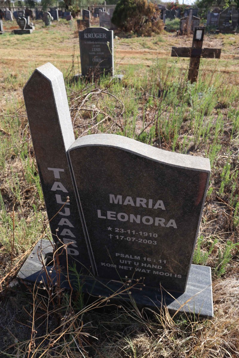 TALJAARD Maria Leonora 1910-2003