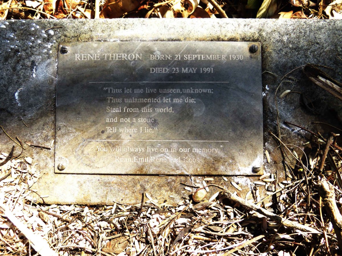THERON Rene 1930-1991