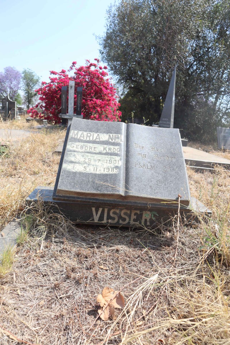 VISSER Maria Nel nee KROG 1901-1985