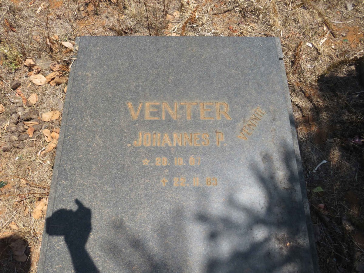 VENTER Johannes P. 1907-1983