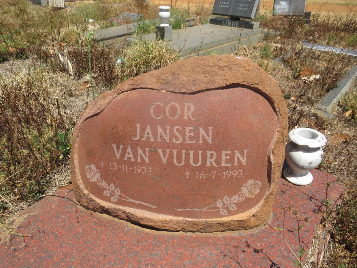 VUUREN Cor, Jansen van 1932-1993