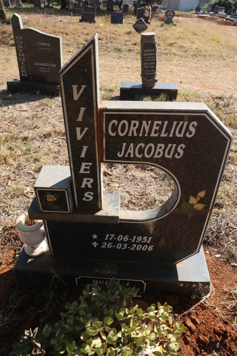 VIVIERS Cornelius Jacobus 1951-2006