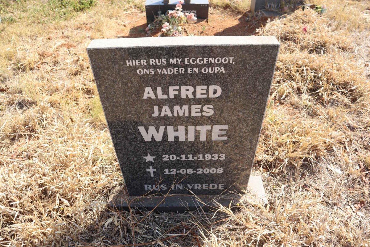 WHITE Alfred James 1933-2008