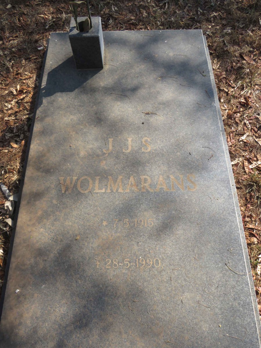 WOLMARANS J.J.S. 1915-1990