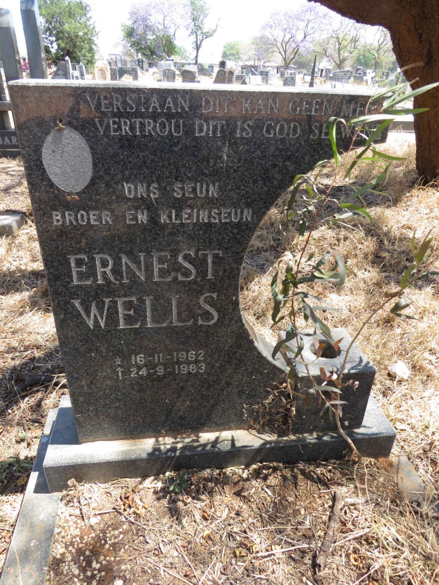WELLS Ernest 1962-1983