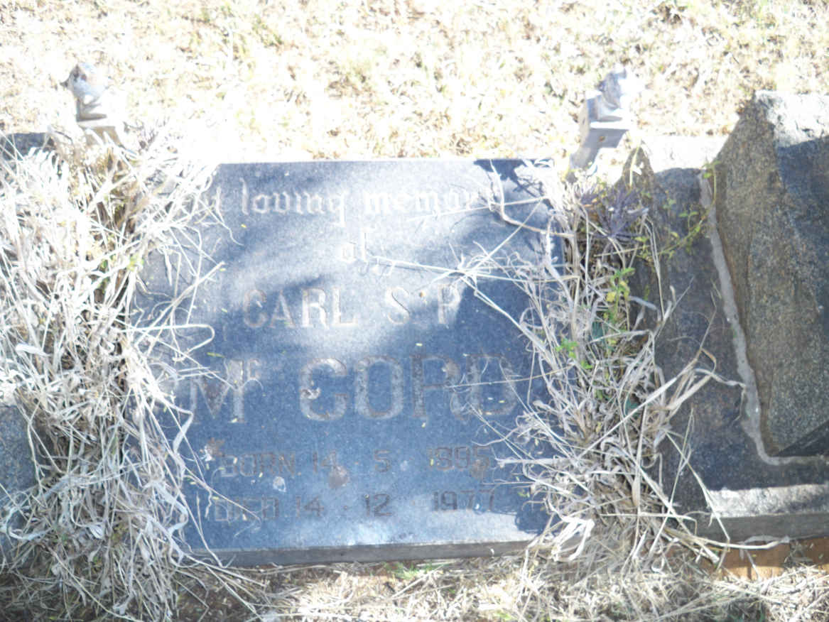 McCORD Carl S.P. 1895-1977
