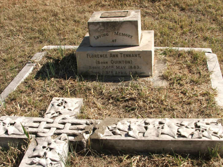 TENNANT Florence Ann nee QUINTON 1883-1919