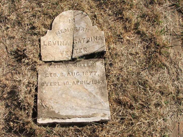 VENTER Levina Catrina nee VORSTER 1877-1913