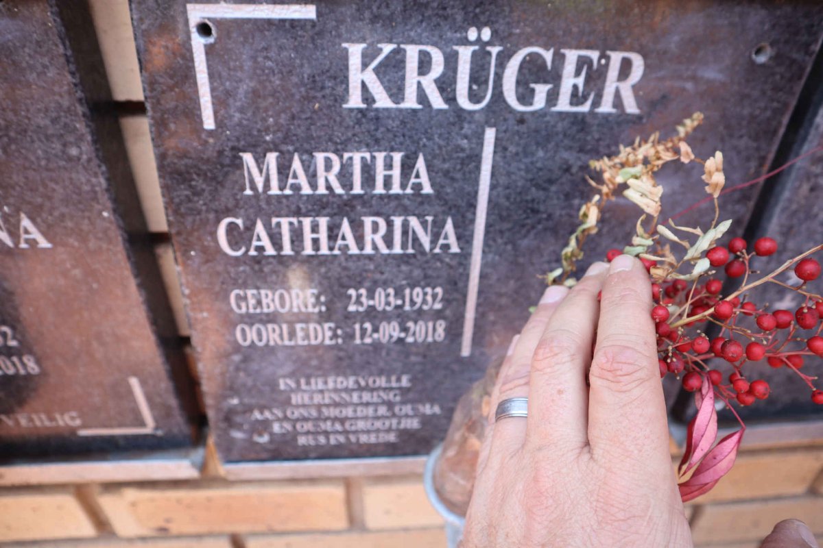 KRUGER Martha Catharina 1932-2018