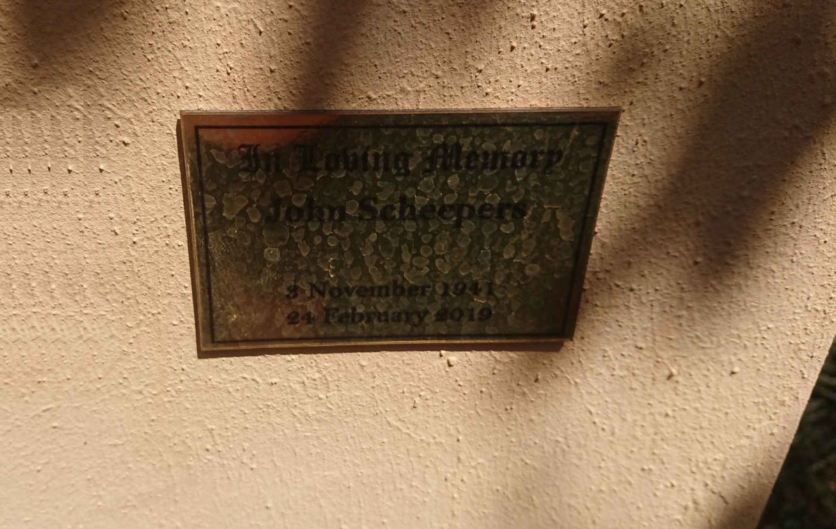 SCHEEPERS John 1941-2019