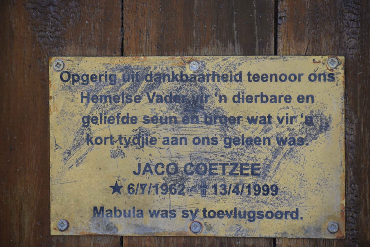 COETZEE Jaco 1962-1999