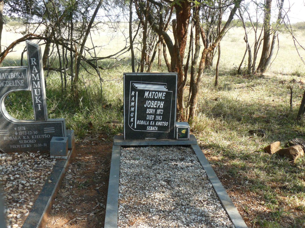 RAMMUKI Matome Joseph 1872-1963