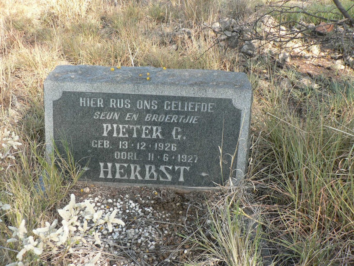 HERBST Pieter G. 1926-1927