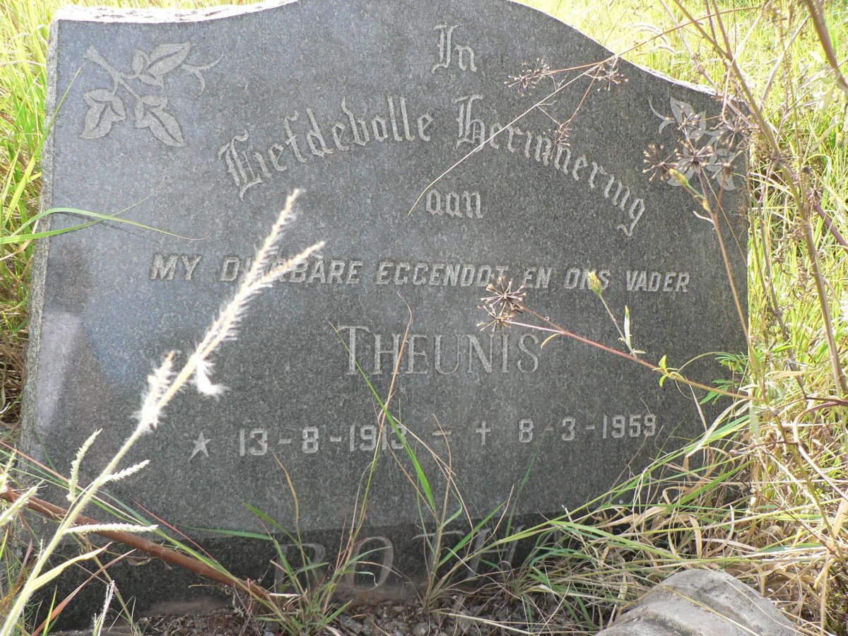 BOTHA Theunis 1913-1959