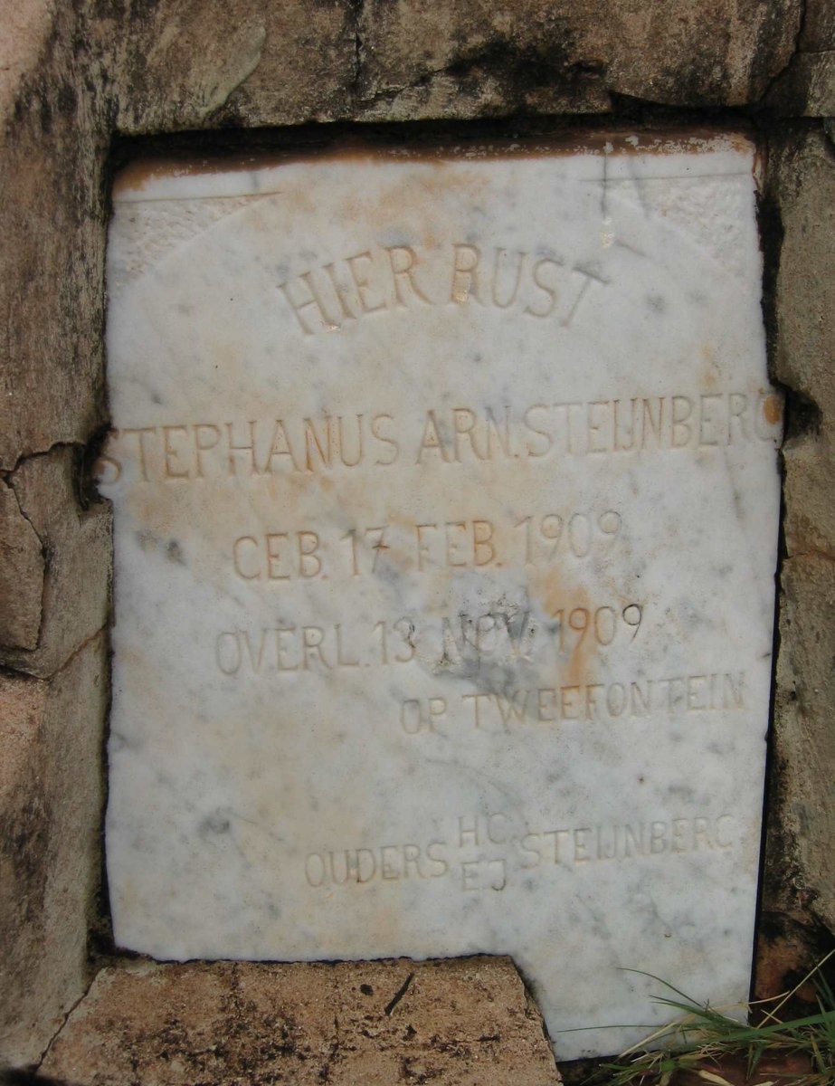 STEIJNBERG Stephanus Arnoldus 1909-1909