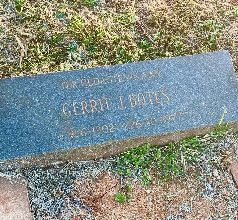 BOTES Gerrit J. 1902-1977