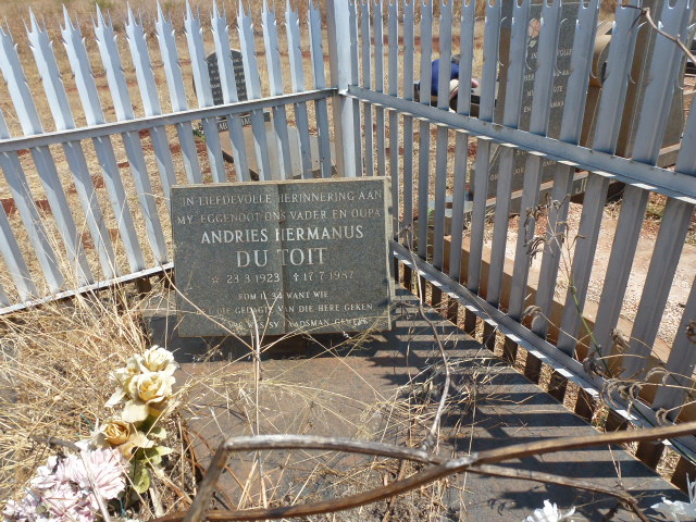 TOIT Andries Hermanus, du 1923-1987 &amp; Margaretha Isabella 1927-2006
