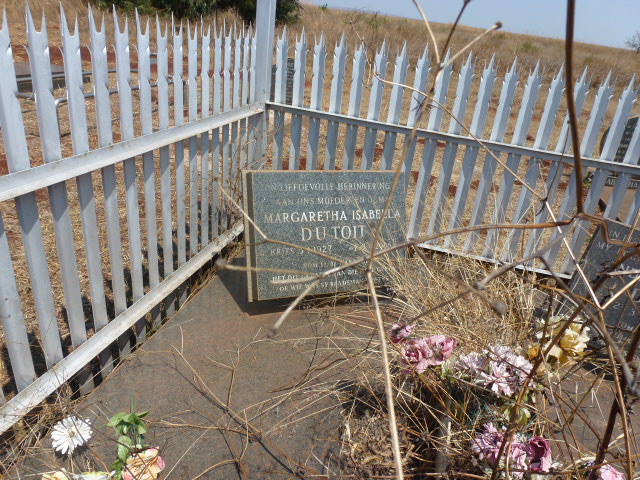 TOIT Andries Hermanus, du 1923-1987 &amp; Margaretha Isabella 1927-2006