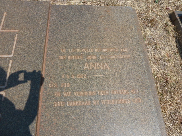 LUUS Nantus 1917-1990 &amp; Anna 1922-