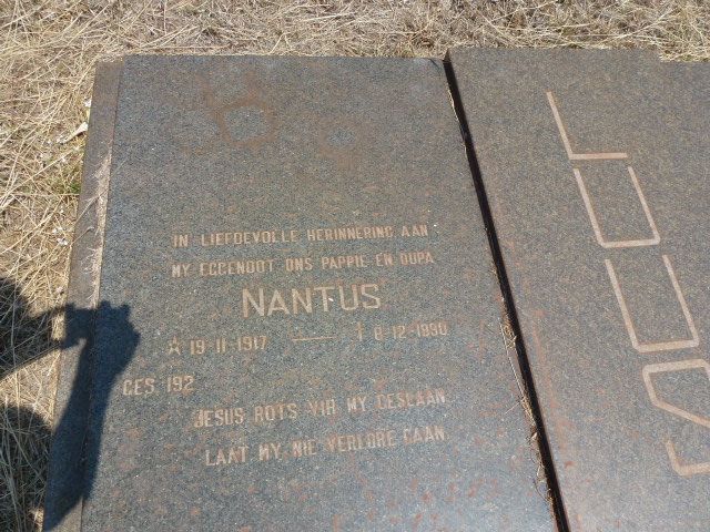 LUUS Nantus 1917-1990 &amp; Anna 1922-