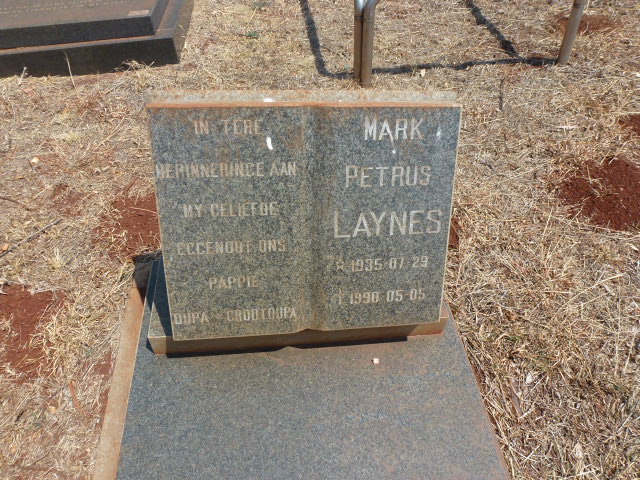 LAYNES Mark Petrus 1935-1990