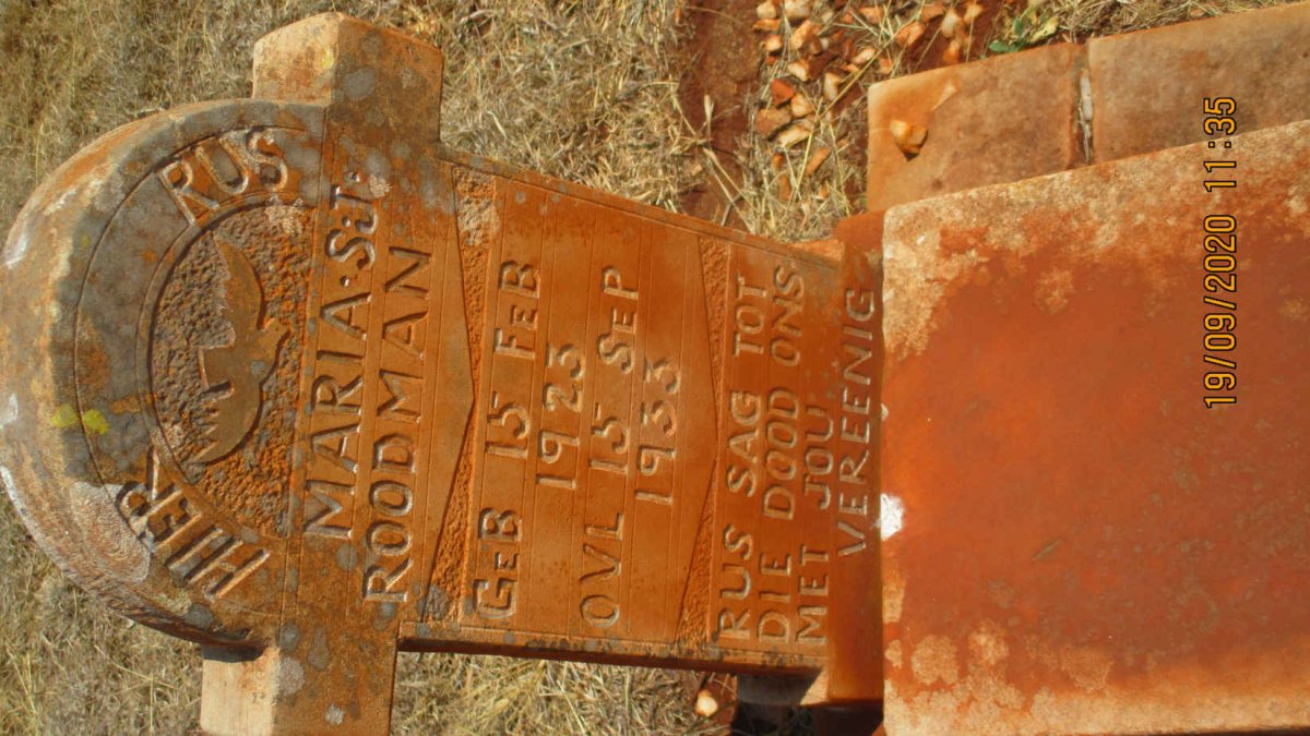 ROODMAN Maria S.J. 1923-1933