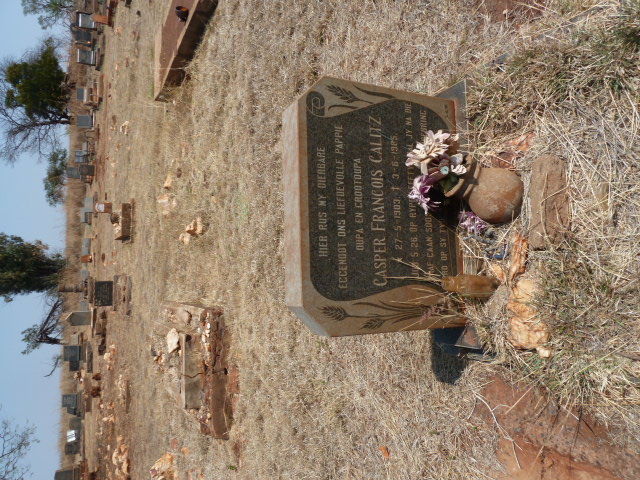 CALITZ Casper Francois 1903-1985