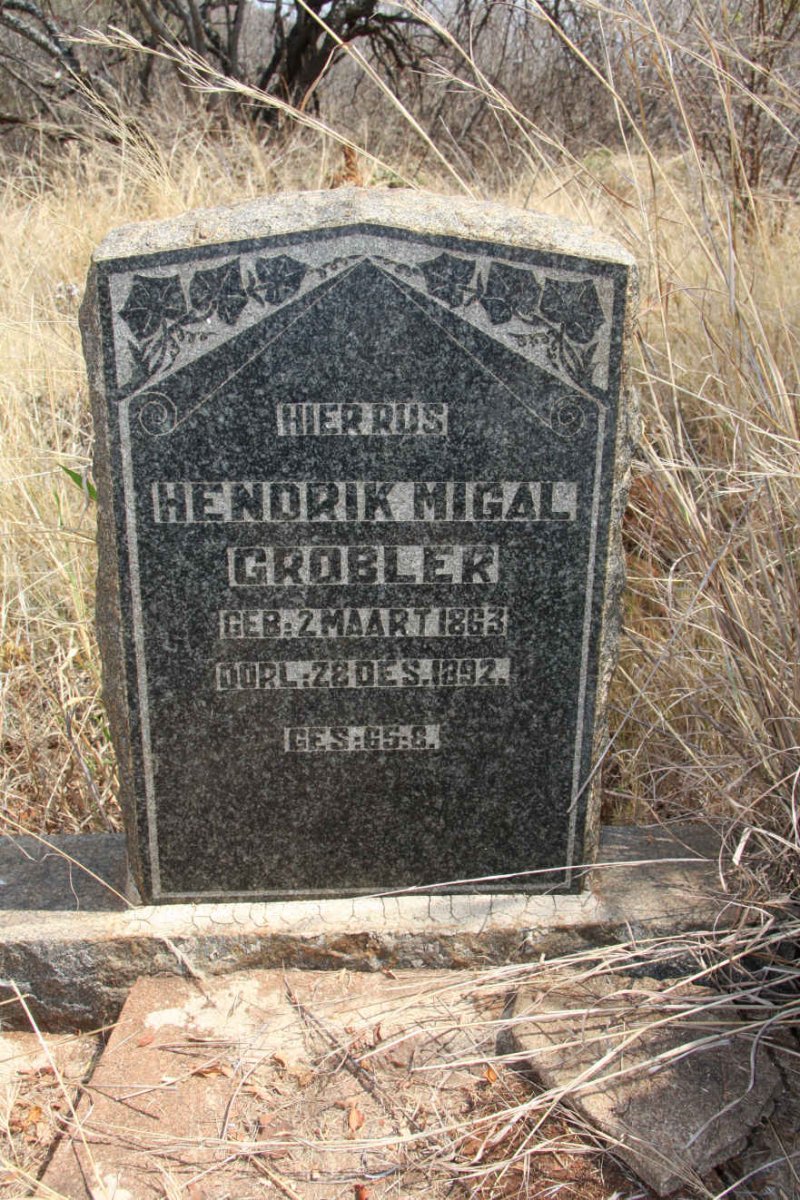 GROBLER Hendrik Migal 1863-1892