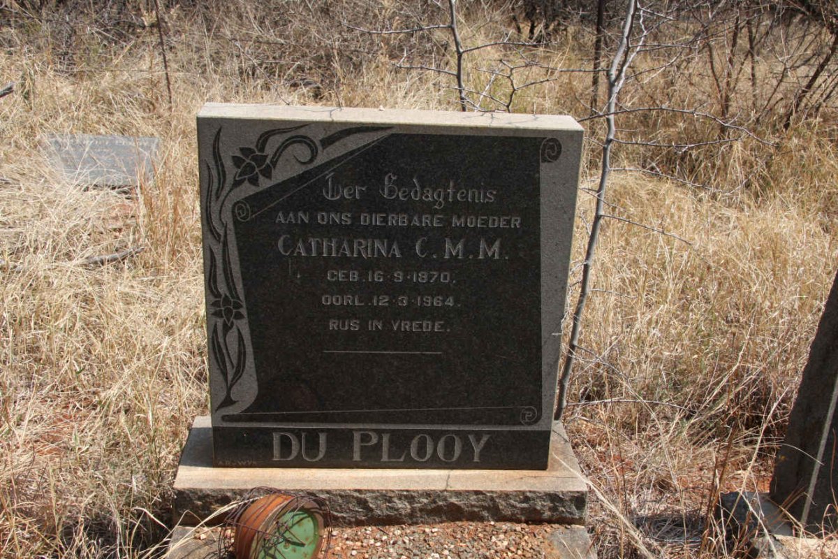 PLOOY Catharina C.M.M., du 1870-1964