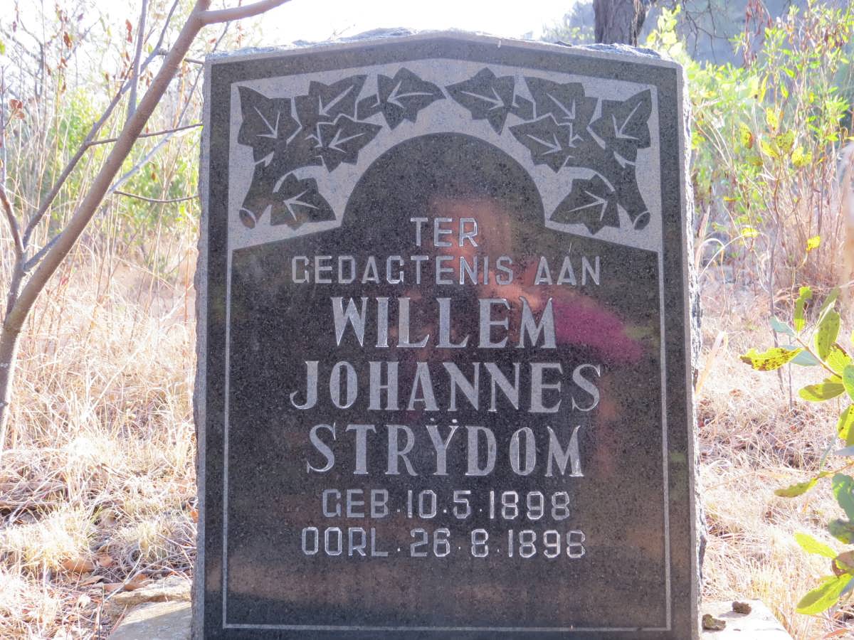 STRYDOM Willem Johannes 1898-1898