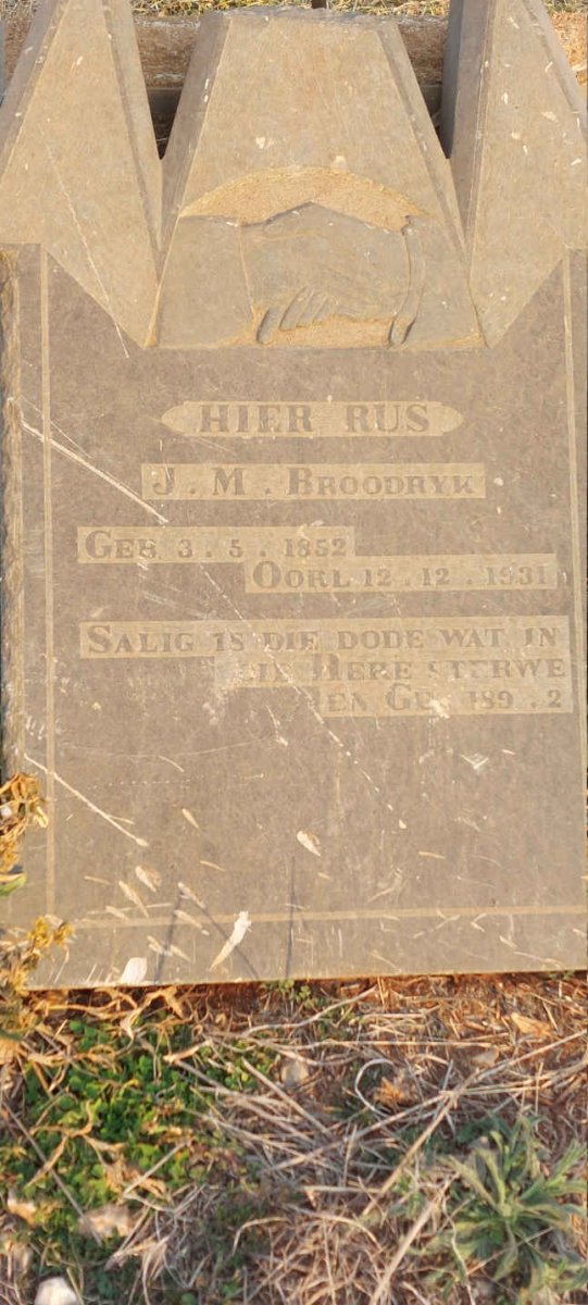 BROODRYK J.M. 1852-1931