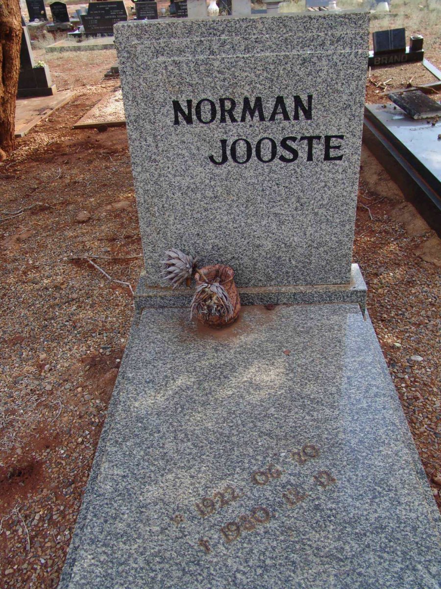 JOOSTE Norman 1922-1980