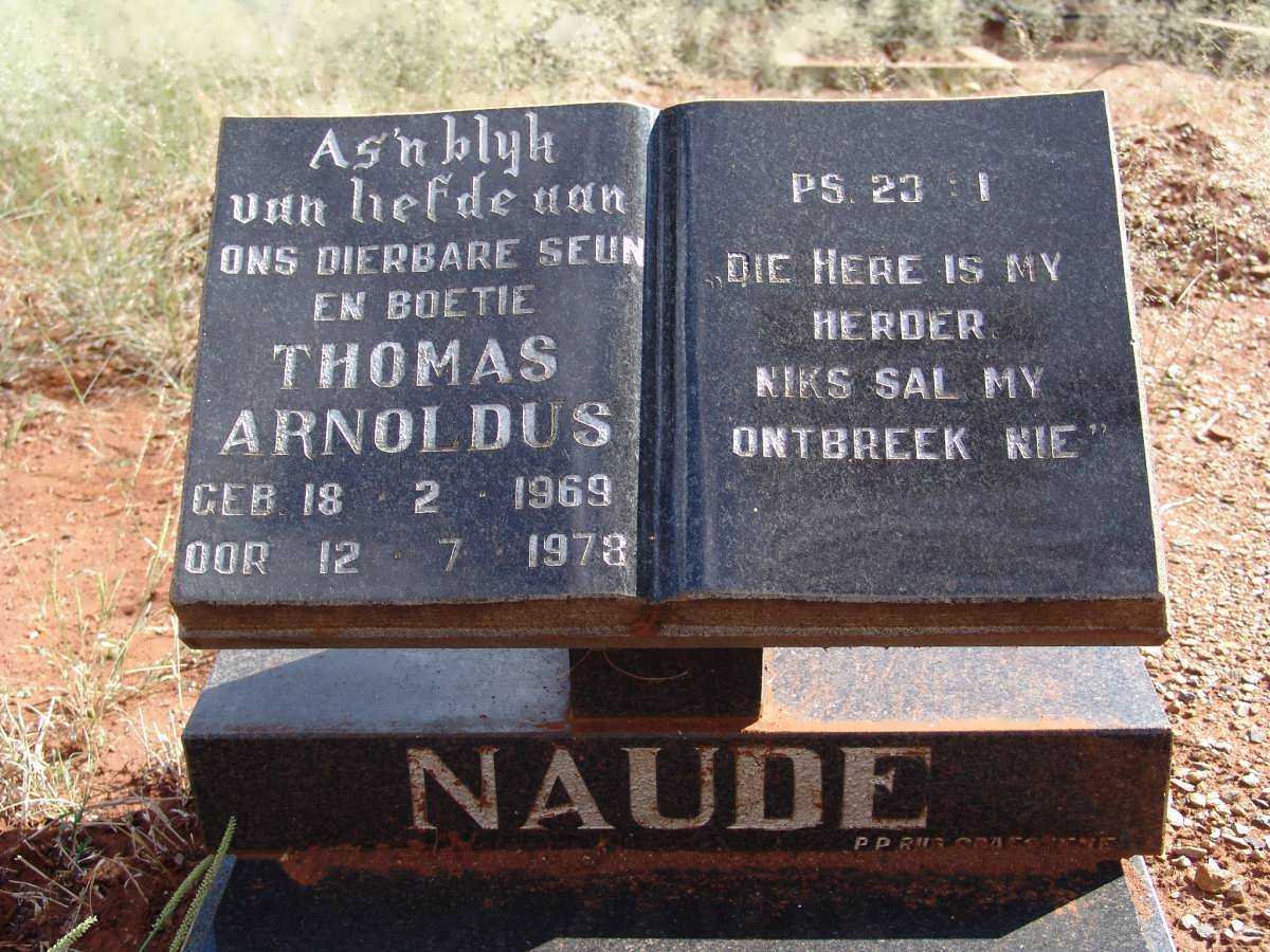 NAUDE Thomas Arnoldus 1969-1978