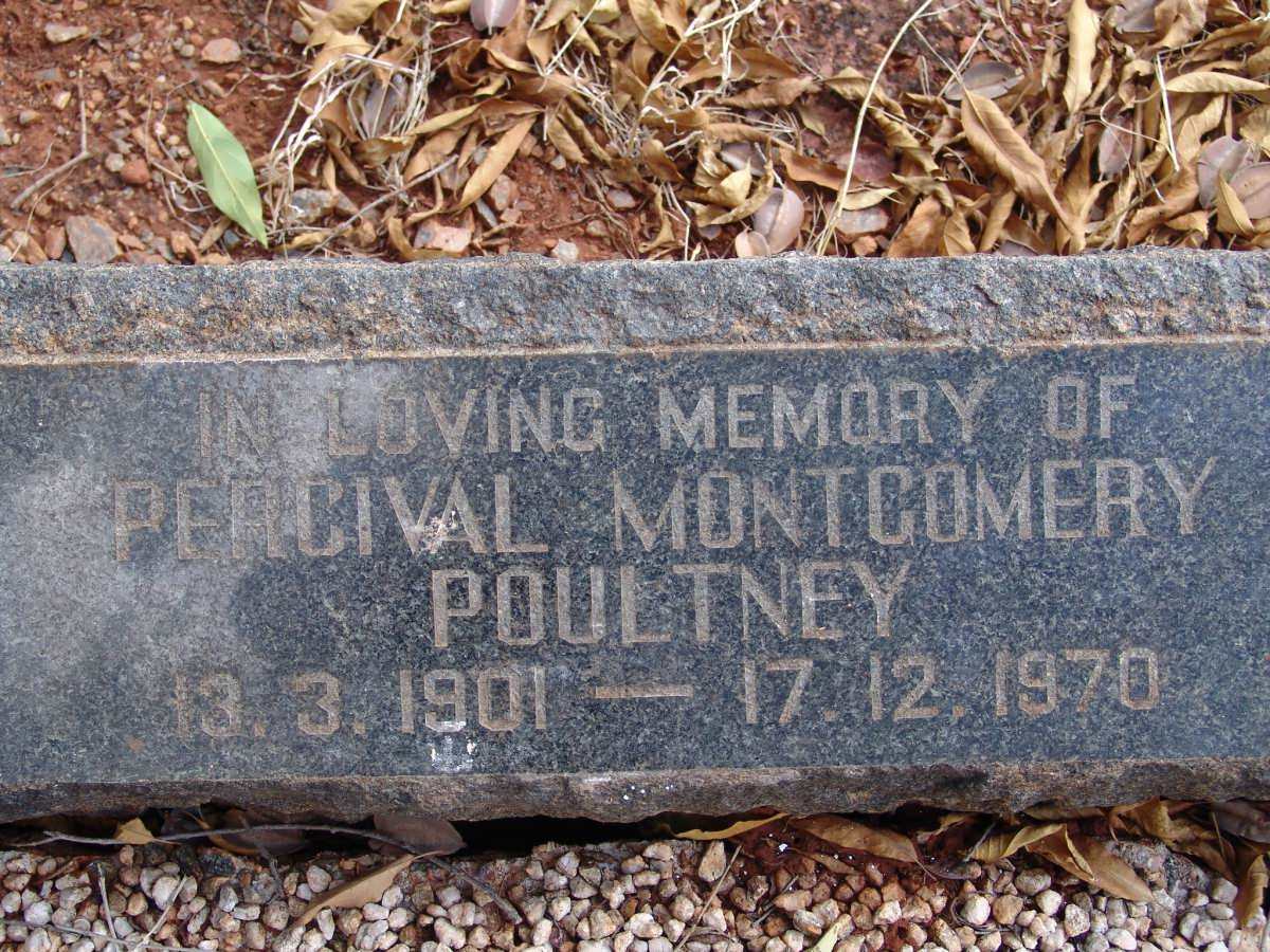 POULTNEY Percival Montgomery 1901-1970