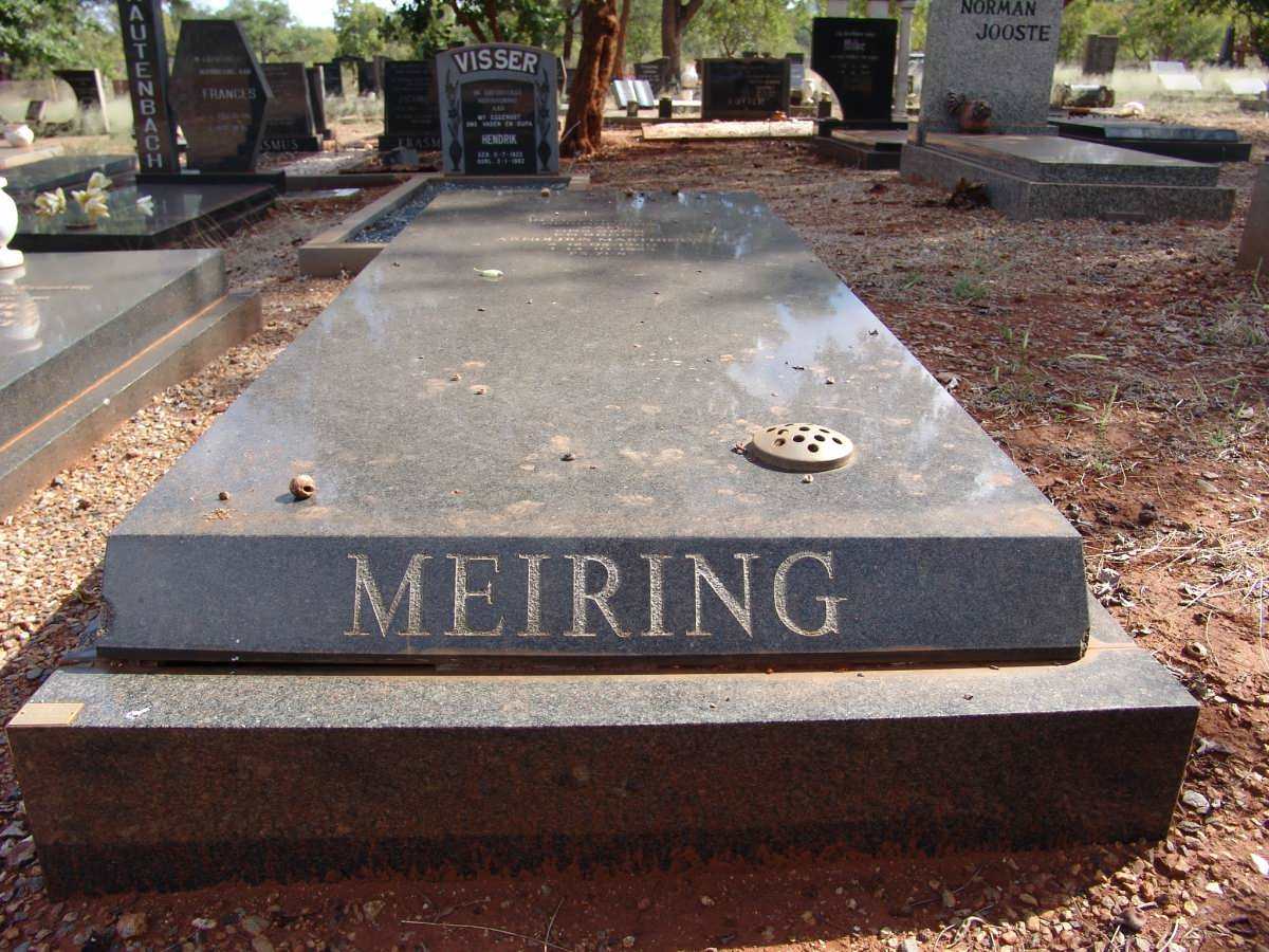 MEIRING Arnoldus Marthinus 1960-1983