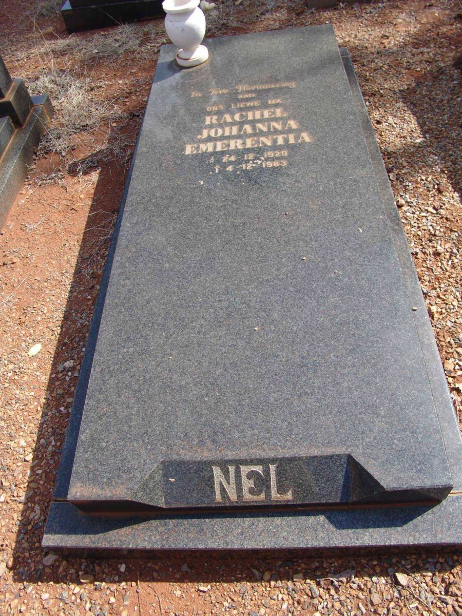 NEL Rachel Johanna Emerentia 1920-1983